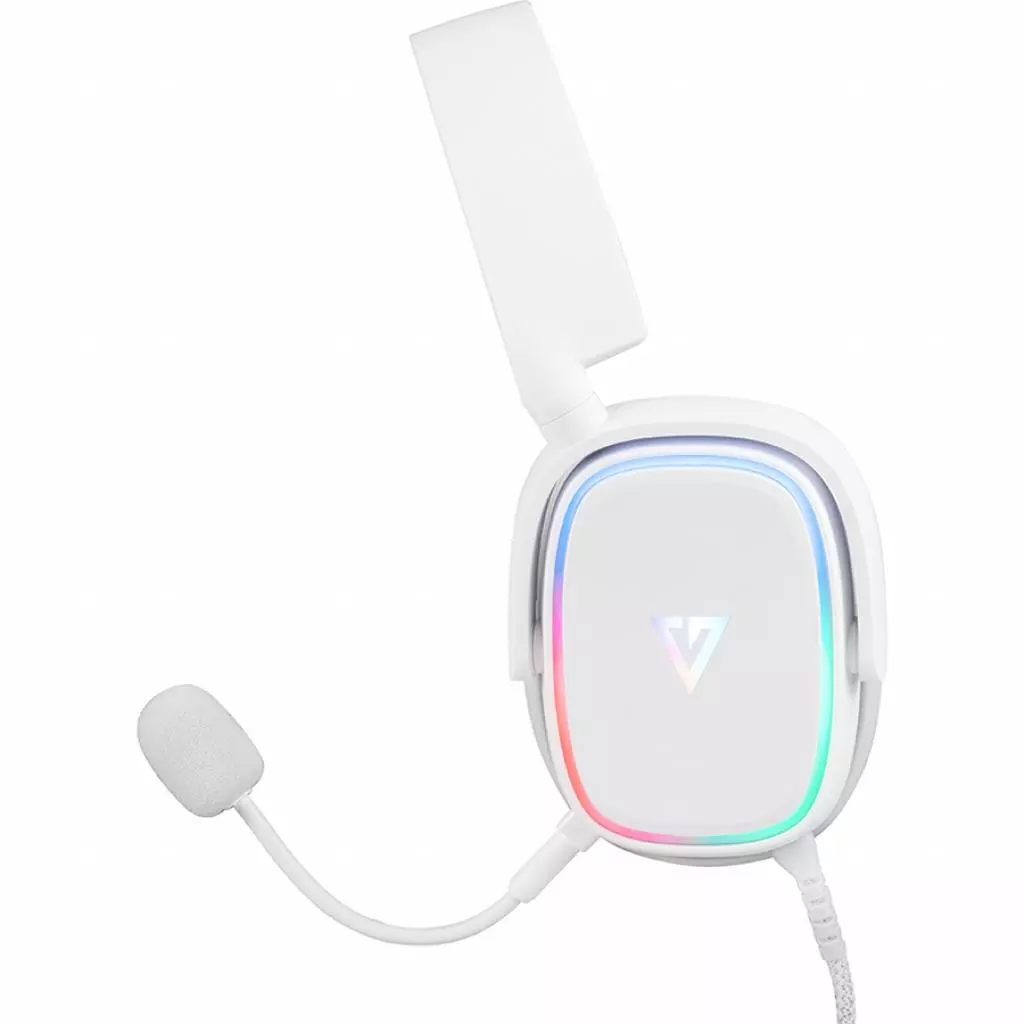 Наушники Modecom Volcano RGB Prometheus 7.1 USB White (S-MC-899-PROMETHEUS-200) - 2 Наушники Modecom Volcano RGB Prometheus 7.1 USB White (S-MC-899-PROMETHEUS-200) - 2