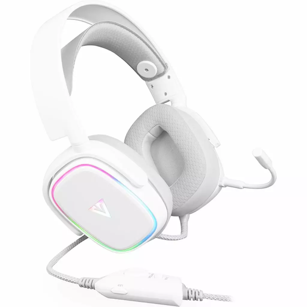 Наушники Modecom Volcano RGB Prometheus 7.1 USB White (S-MC-899-PROMETHEUS-200) - 3 Наушники Modecom Volcano RGB Prometheus 7.1 USB White (S-MC-899-PROMETHEUS-200) - 3