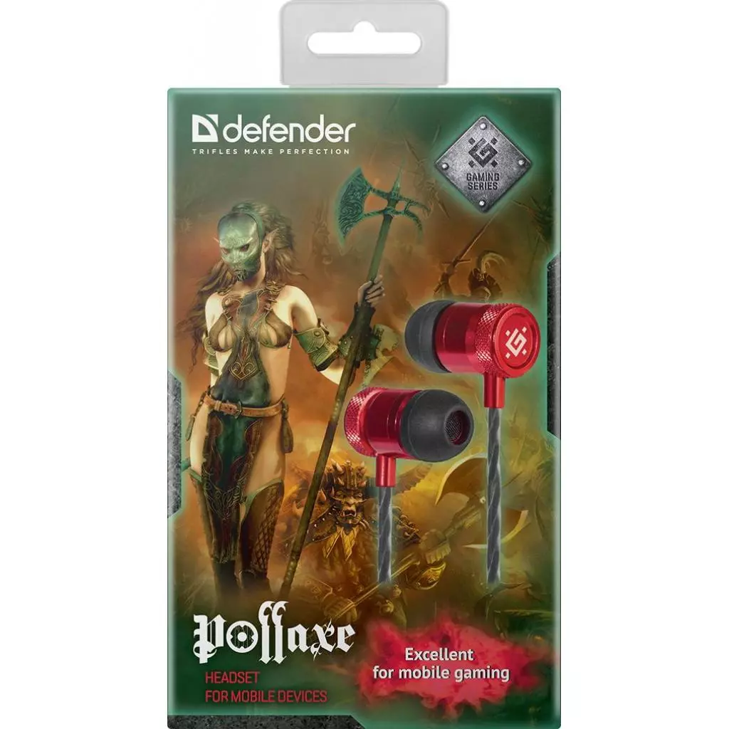Наушники Defender Pollaxe Black-Red (64453) - 2 Наушники Defender Pollaxe Black-Red (64453) - 2