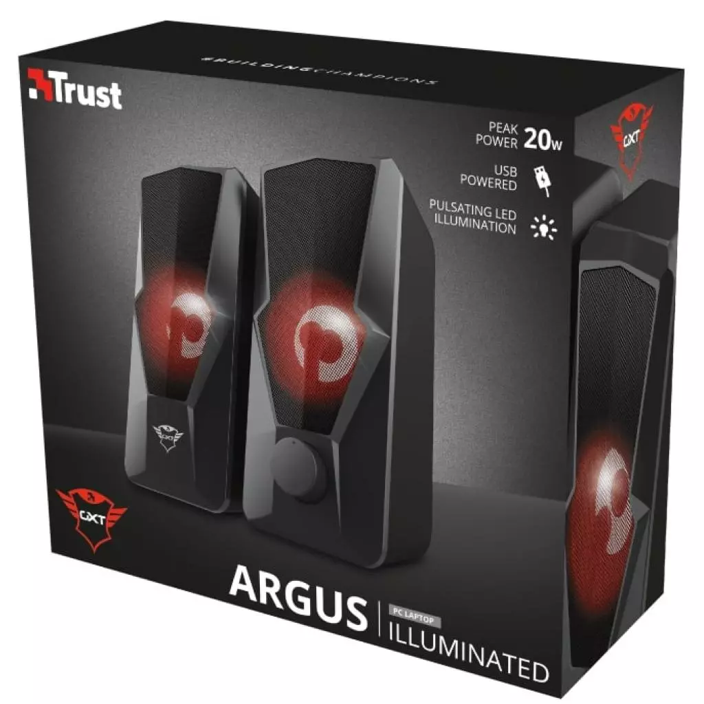 Акустическая система Trust GXT 610 Argus Illuminated Black (23737) - 6