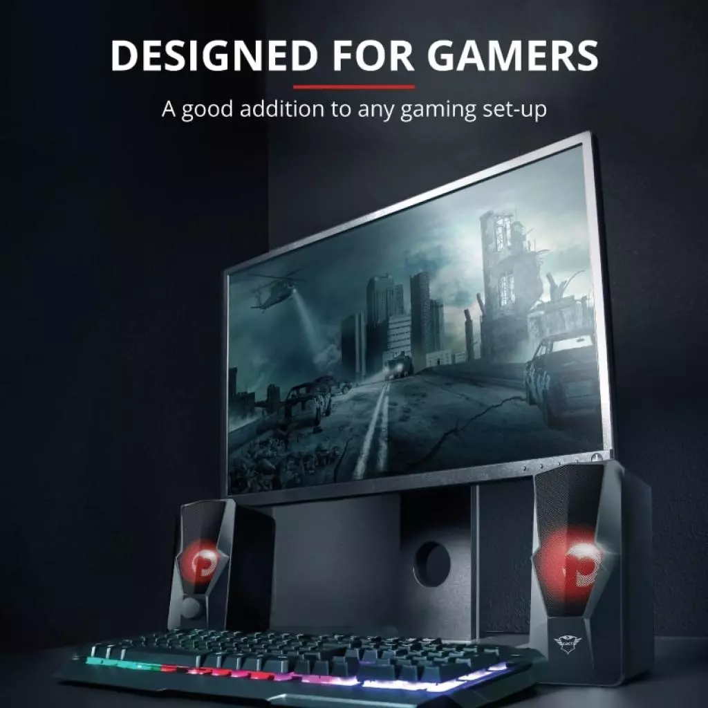 Акустическая система Trust GXT 610 Argus Illuminated Black (23737) - 11