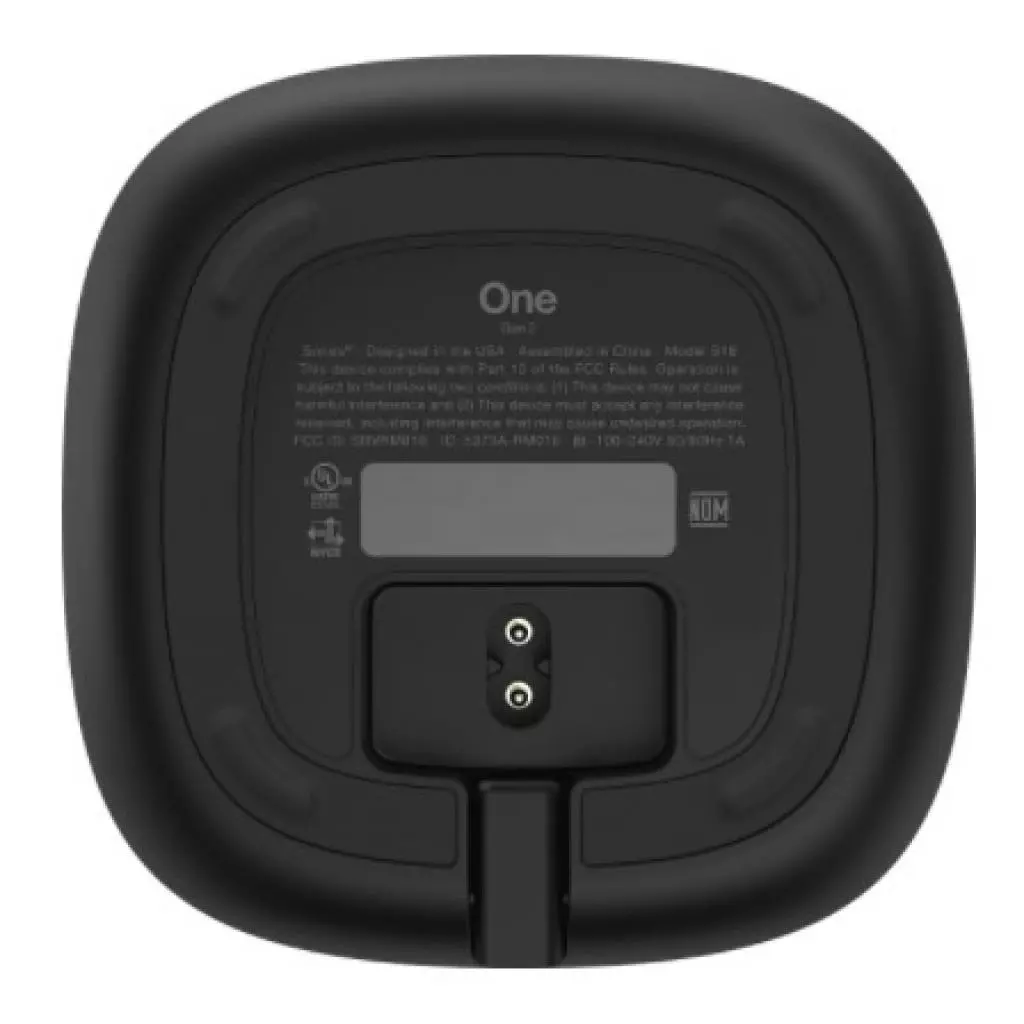 Акустическая система Sonos One (Gen2) Black (ONEG2EU1BLK) - 5 Акустическая система Sonos One (Gen2) Black (ONEG2EU1BLK) - 5