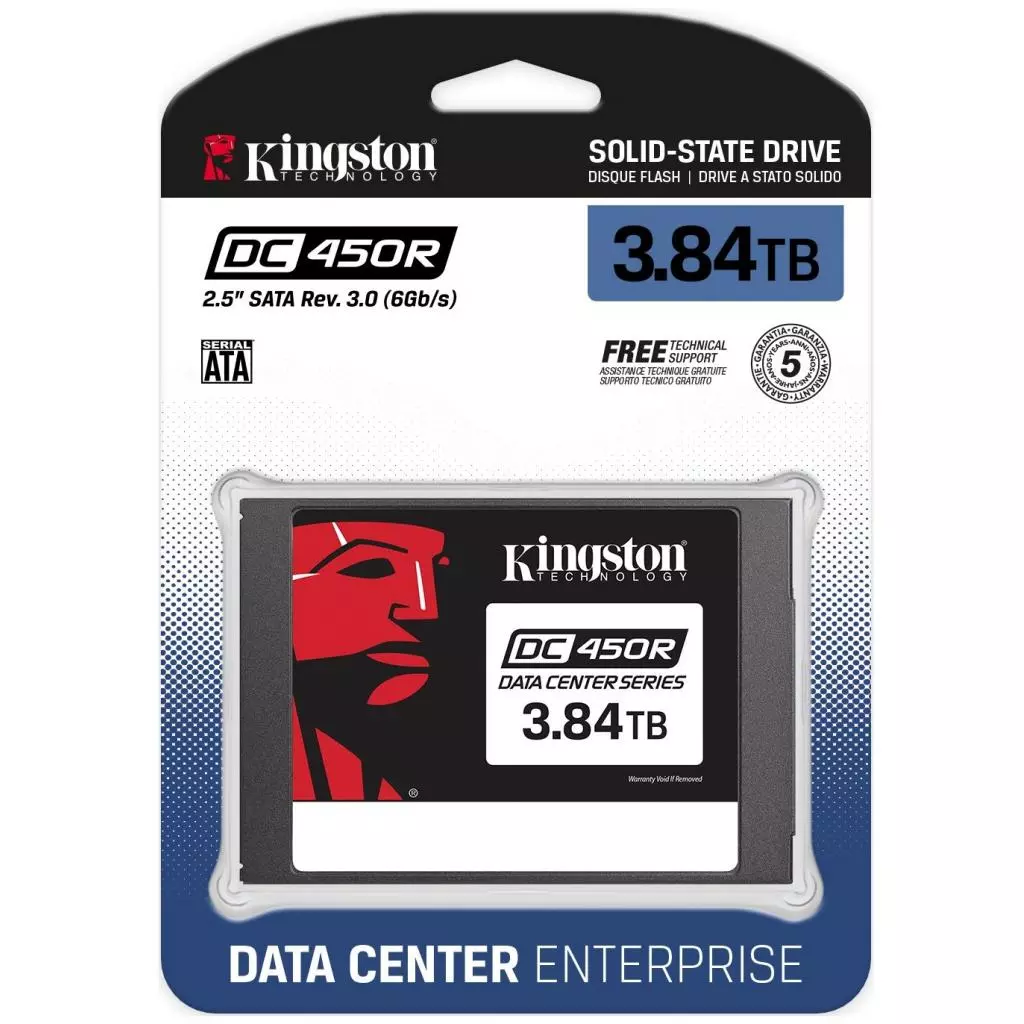 Накопитель SSD 2.5" 3.84TB Kingston (SEDC450R/3840G) - 2 Накопитель SSD 2.5" 3.84TB Kingston (SEDC450R/3840G) - 2