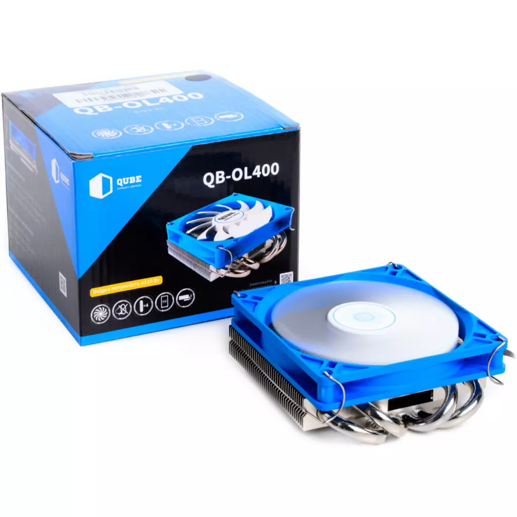 Кулер для процессора Qube QB-OL400 - 2 Кулер для процессора Qube QB-OL400 - 2