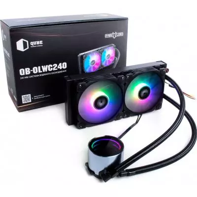 Система водного охлаждения QUBE QB-OLWC240ARGB - 1 Система водного охлаждения QUBE QB-OLWC240ARGB - 1
