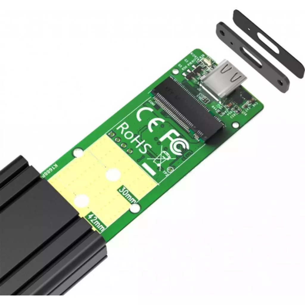 Карман внешний Maiwo M.2 SSD NVMe (PCIe) USB3.1 GEN2 Type-C (K1686P) - 4 Карман внешний Maiwo M.2 SSD NVMe (PCIe) USB3.1 GEN2 Type-C (K1686P) - 4
