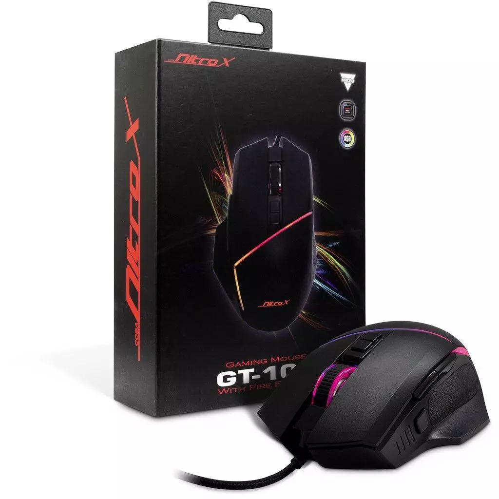 Мышка Nitrox GT-100 RGB Black (GT-100) - 5 Мышка Nitrox GT-100 RGB Black (GT-100) - 5