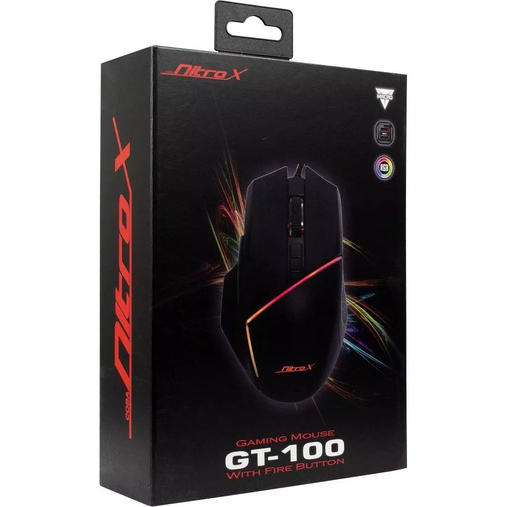 Мышка Nitrox GT-100 RGB Black (GT-100) - 6 Мышка Nitrox GT-100 RGB Black (GT-100) - 6