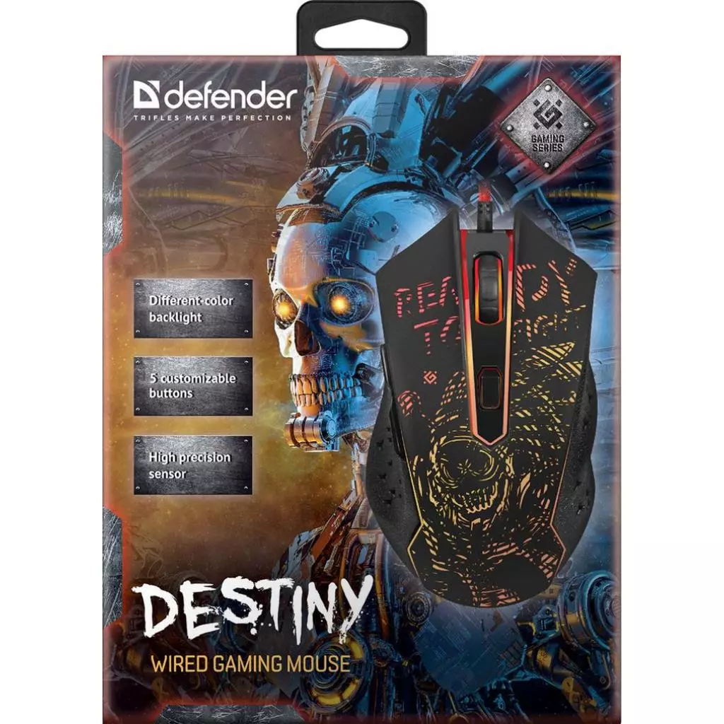 Мышка Defender Destiny GM-918 Black (52918) - 8 Мышка Defender Destiny GM-918 Black (52918) - 8