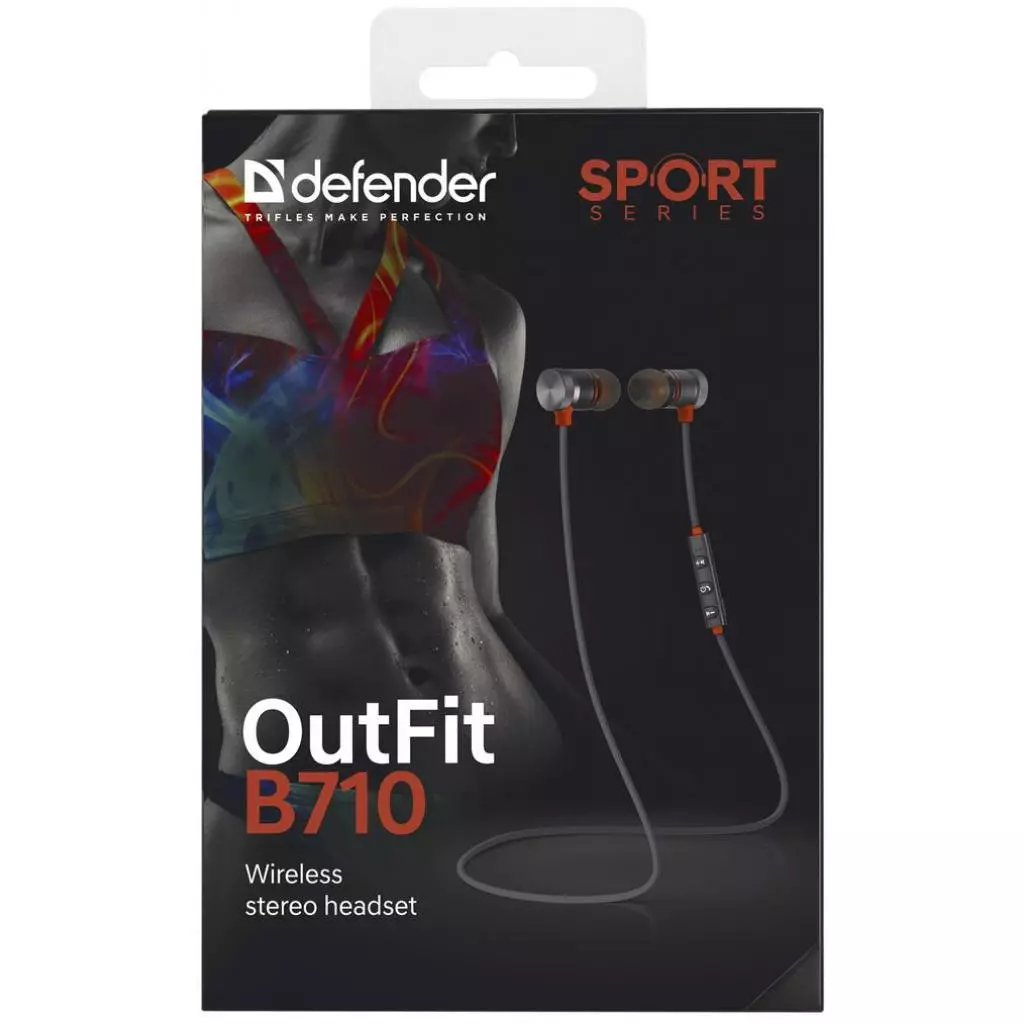 Наушники Defender OutFit B710 Black-Orange (63712) - 10 Наушники Defender OutFit B710 Black-Orange (63712) - 10
