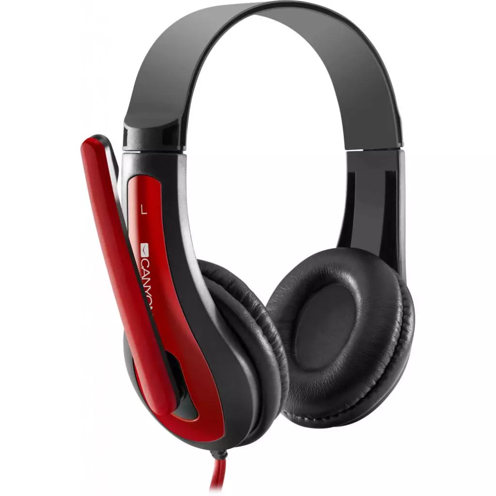 Наушники Canyon HSC-1 Black-Red (CNS-CHSC1BR) - 1 Наушники Canyon HSC-1 Black-Red (CNS-CHSC1BR) - 1