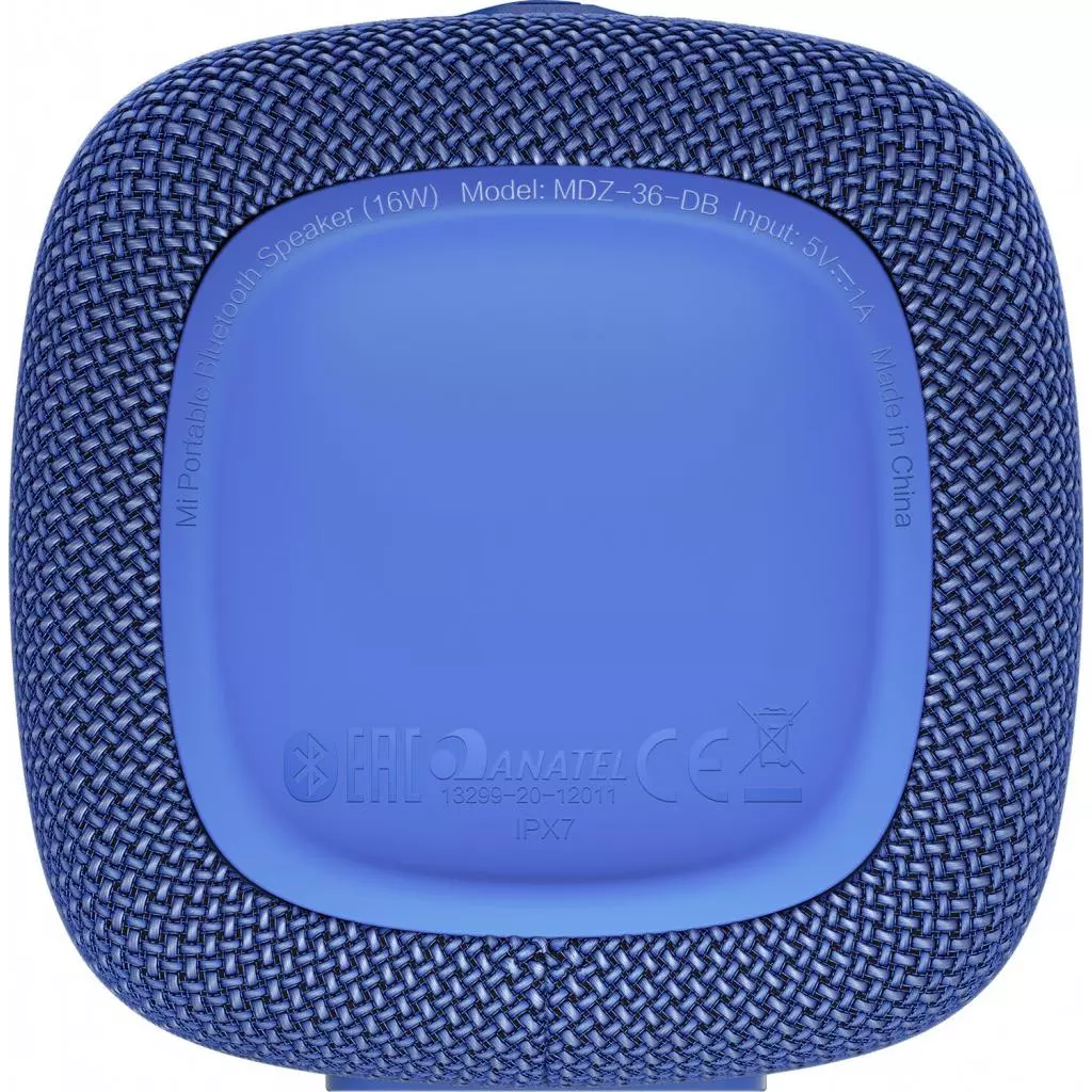 Акустическая система Xiaomi Mi Portable Bluetooth Spearker 16W Blue - 6 Акустическая система Xiaomi Mi Portable Bluetooth Spearker 16W Blue - 6