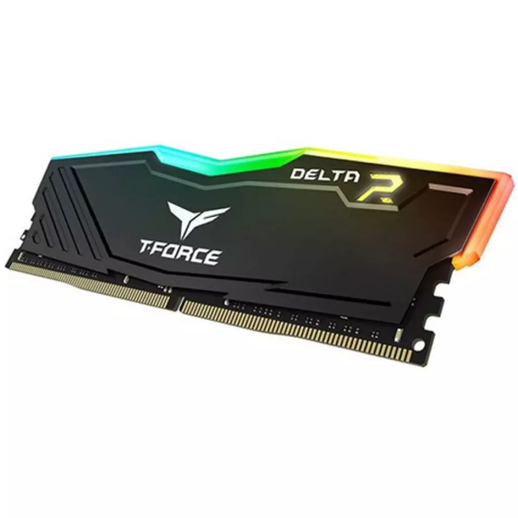 Модуль памяти для компьютера DDR4 8GB 3200 MHz T-Force Delta Black RGB Team (TF3D48G3200HC16C01) - 1 Модуль памяти для компьютера DDR4 8GB 3200 MHz T-Force Delta Black RGB Team (TF3D48G3200HC16C01) - 1