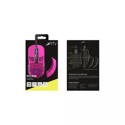 Мышка Xtrfy M42 RGB Pink (XG-M42-RGB-PINK) - 11 Мышка Xtrfy M42 RGB Pink (XG-M42-RGB-PINK) - 11