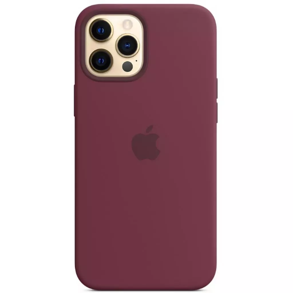 Чехол для моб. телефона Apple iPhone 12 Pro Max Silicone Case with MagSafe - Plum (MHLA3ZM/A) - 1 Чехол для моб. телефона Apple iPhone 12 Pro Max Silicone Case with MagSafe - Plum (MHLA3ZM/A) - 1