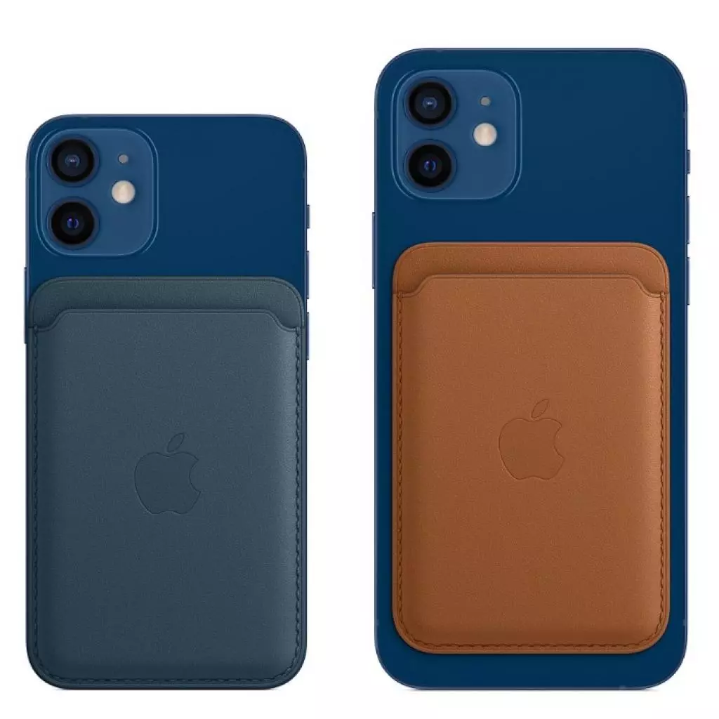 Чехол для моб. телефона Apple iPhone Leather Wallet with MagSafe - Baltic Blue (MHLQ3ZE/A) - 2