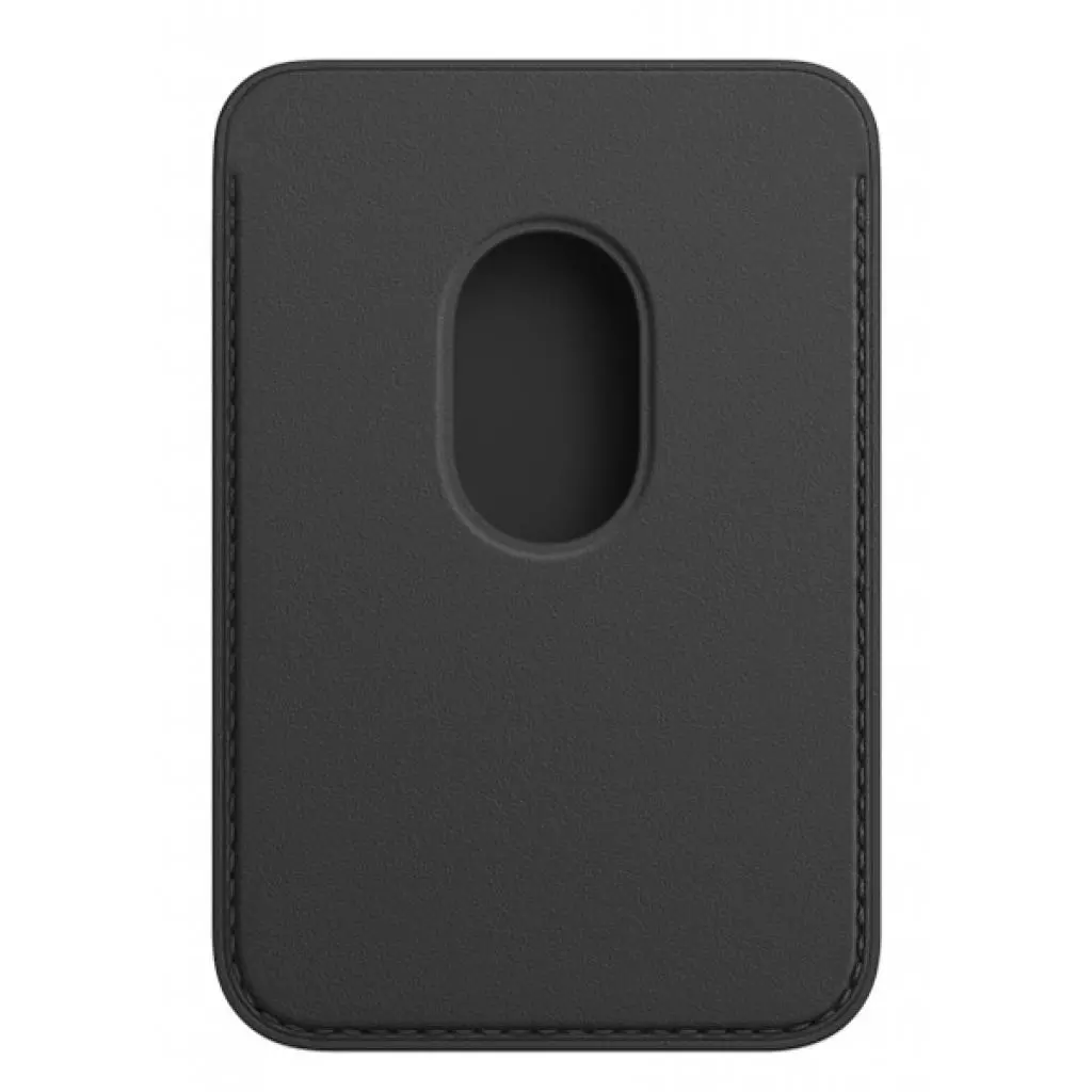 Чехол для моб. телефона Apple iPhone Leather Wallet with MagSafe - Black (MHLR3ZE/A) - 1