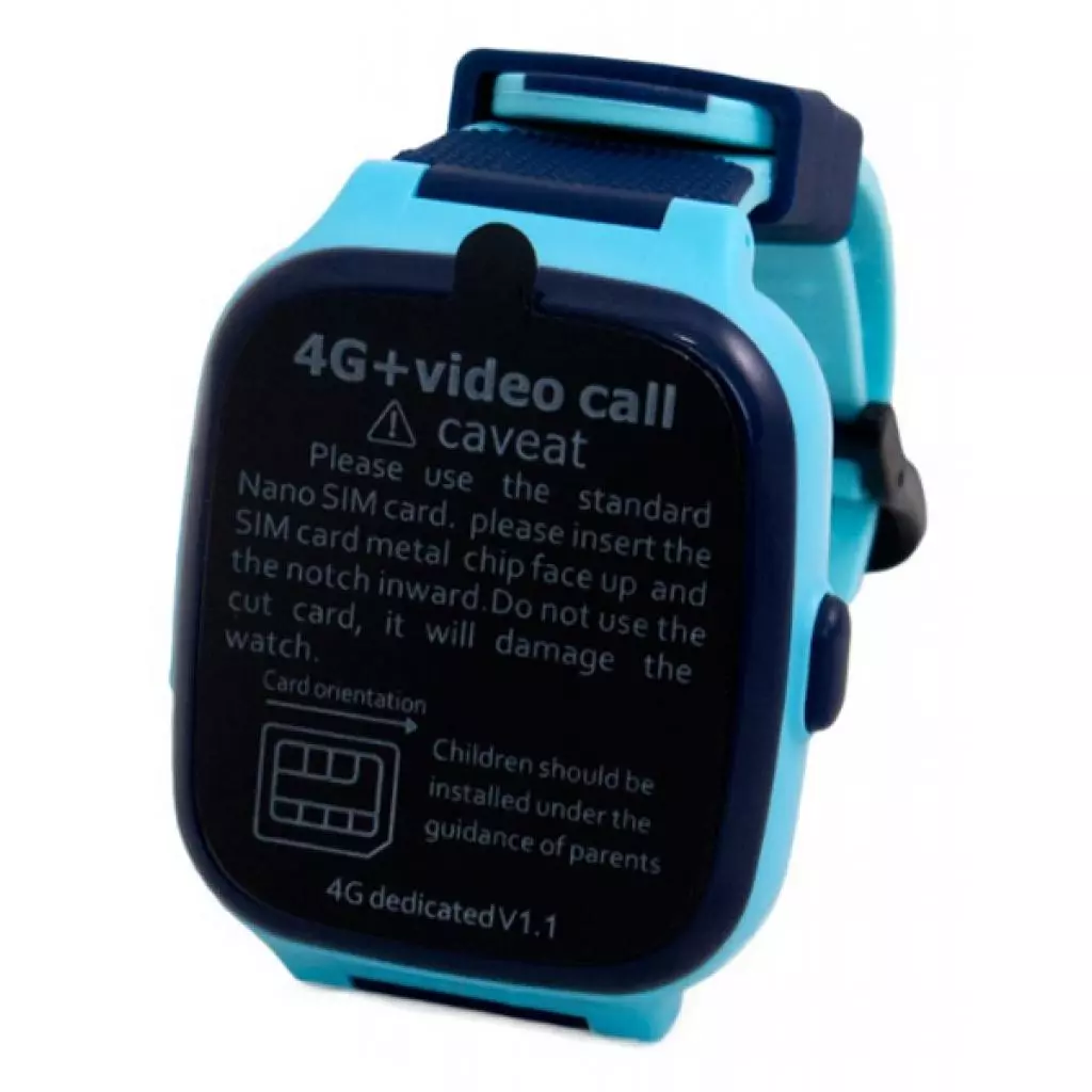 Смарт-часы Extradigital 4G WTC05 blue Kids smart watch-phone, GPS (ESW2305) - 2 Смарт-часы Extradigital 4G WTC05 blue Kids smart watch-phone, GPS (ESW2305) - 2