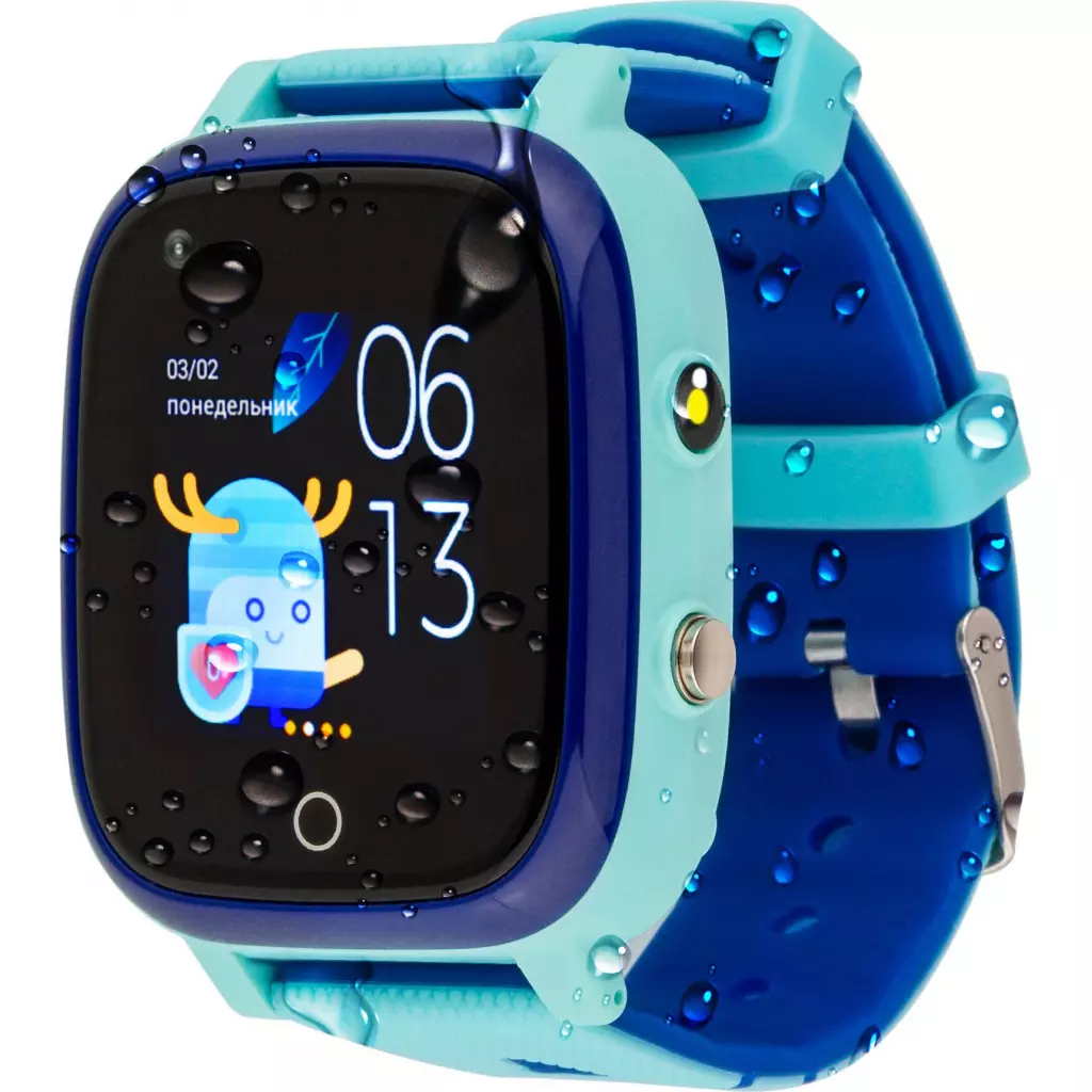 Смарт-часы Amigo GO005 4G WIFI Kids waterproof Thermometer Blue (747017) - 4 Смарт-часы Amigo GO005 4G WIFI Kids waterproof Thermometer Blue (747017) - 4