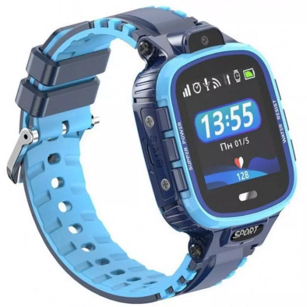 Смарт-часы GoGPS ME K27 Blue Kids watch-phone GPS (K27BL) - 2