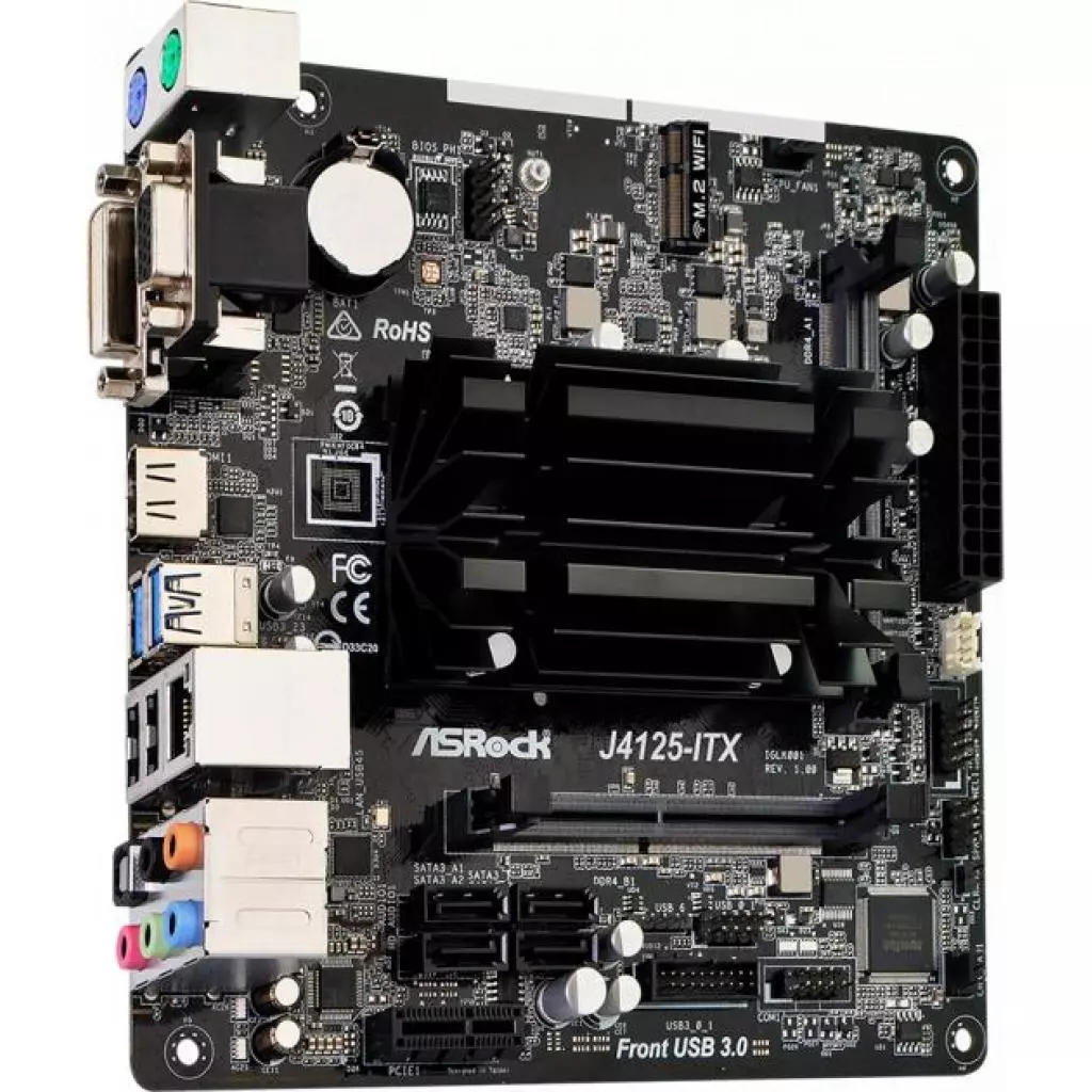 Материнская плата ASRock J4125-ITX - 2 Материнская плата ASRock J4125-ITX - 2