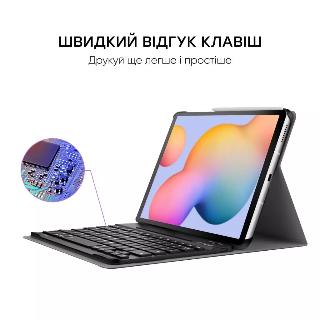 Чехол для планшета AirOn Premium Samsung Galaxy Tab S6 Lite (SM-P610/P615) + Bluetoot (4821784622497) - 11 Чехол для планшета AirOn Premium Samsung Galaxy Tab S6 Lite (SM-P610/P615) + Bluetoot (4821784622497) - 11
