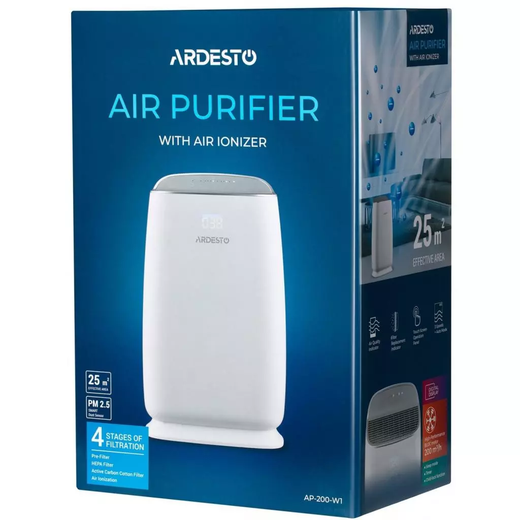 Воздухоочиститель Ardesto AP-200-W1 - 7 Воздухоочиститель Ardesto AP-200-W1 - 7