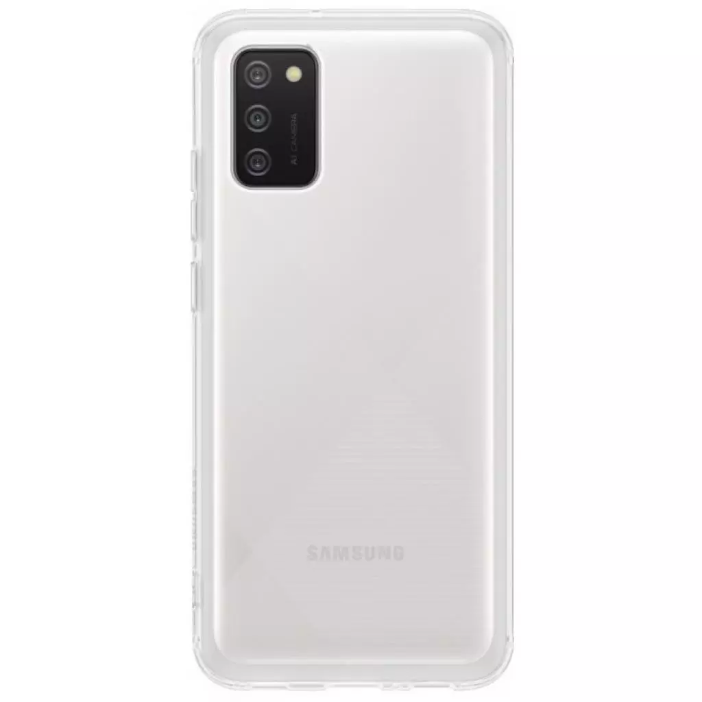 Чехол для моб. телефона Samsung Soft Clear Cover Galaxy A02s (A025) Transparent (EF-QA025TTEGRU) - 1 Чехол для моб. телефона Samsung Soft Clear Cover Galaxy A02s (A025) Transparent (EF-QA025TTEGRU) - 1