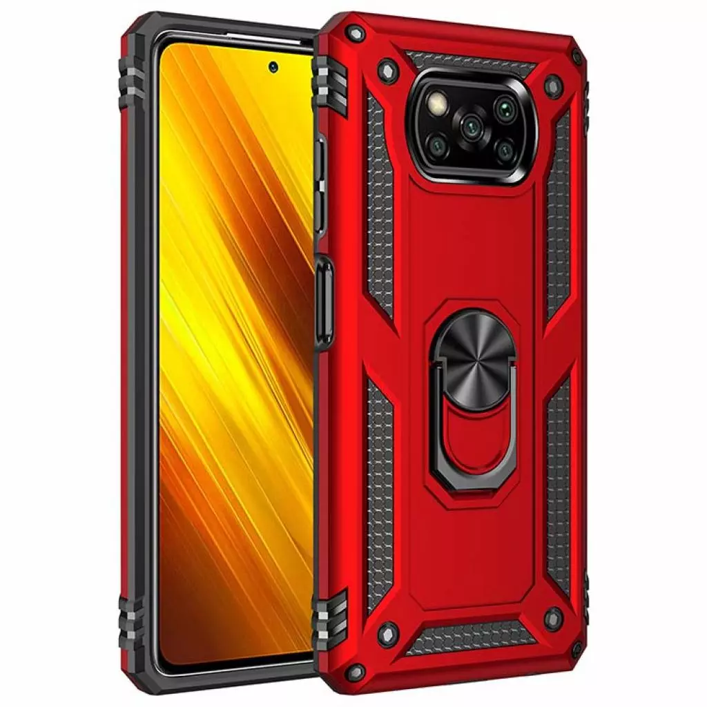 Чехол для моб. телефона BeCover Military Poco X3 Red (705645)