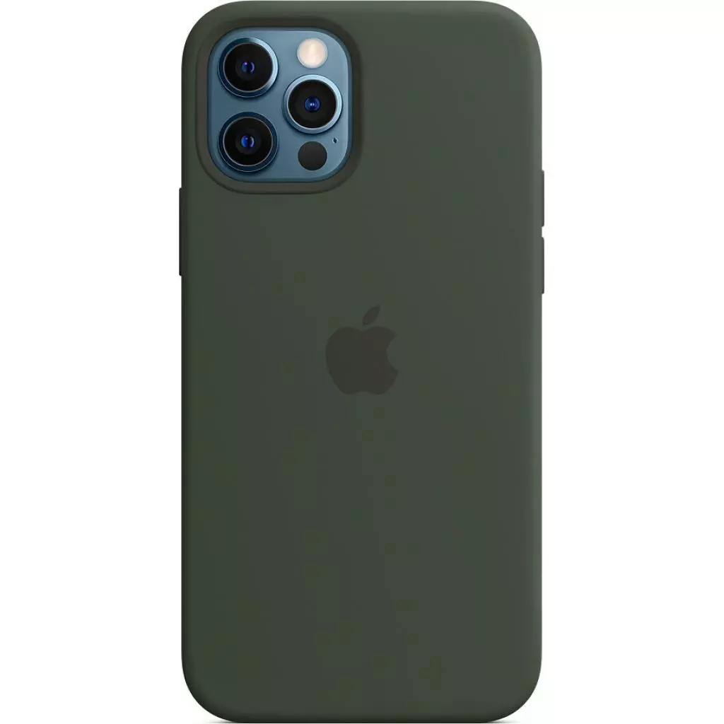 Чехол для моб. телефона Apple iPhone 12 | 12 Pro Silicone Case with MagSafe - Cypress Gree (MHL33ZE/A) - 4 Чехол для моб. телефона Apple iPhone 12 | 12 Pro Silicone Case with MagSafe - Cypress Gree (MHL33ZE/A) - 4
