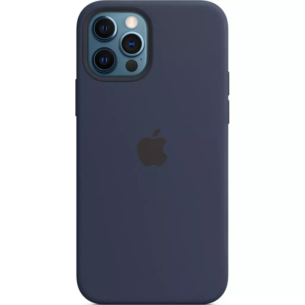 Чехол для моб. телефона Apple iPhone 12 | 12 Pro Silicone Case with MagSafe - Deep Navy (MHL43ZE/A) - 4 Чехол для моб. телефона Apple iPhone 12 | 12 Pro Silicone Case with MagSafe - Deep Navy (MHL43ZE/A) - 4