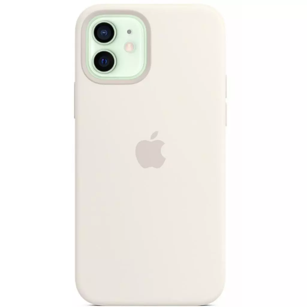 Чехол для моб. телефона Apple iPhone 12 | 12 Pro Silicone Case with MagSafe - White (MHL53ZE/A) - 1 Чехол для моб. телефона Apple iPhone 12 | 12 Pro Silicone Case with MagSafe - White (MHL53ZE/A) - 1