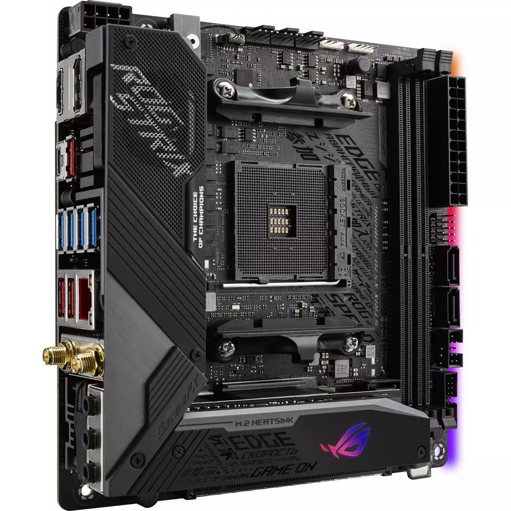 Материнская плата ASUS ROG STRIX X570-I GAMING - 1 Материнская плата ASUS ROG STRIX X570-I GAMING - 1