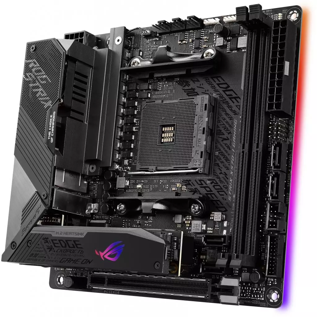 Материнская плата ASUS ROG STRIX X570-I GAMING - 3 Материнская плата ASUS ROG STRIX X570-I GAMING - 3