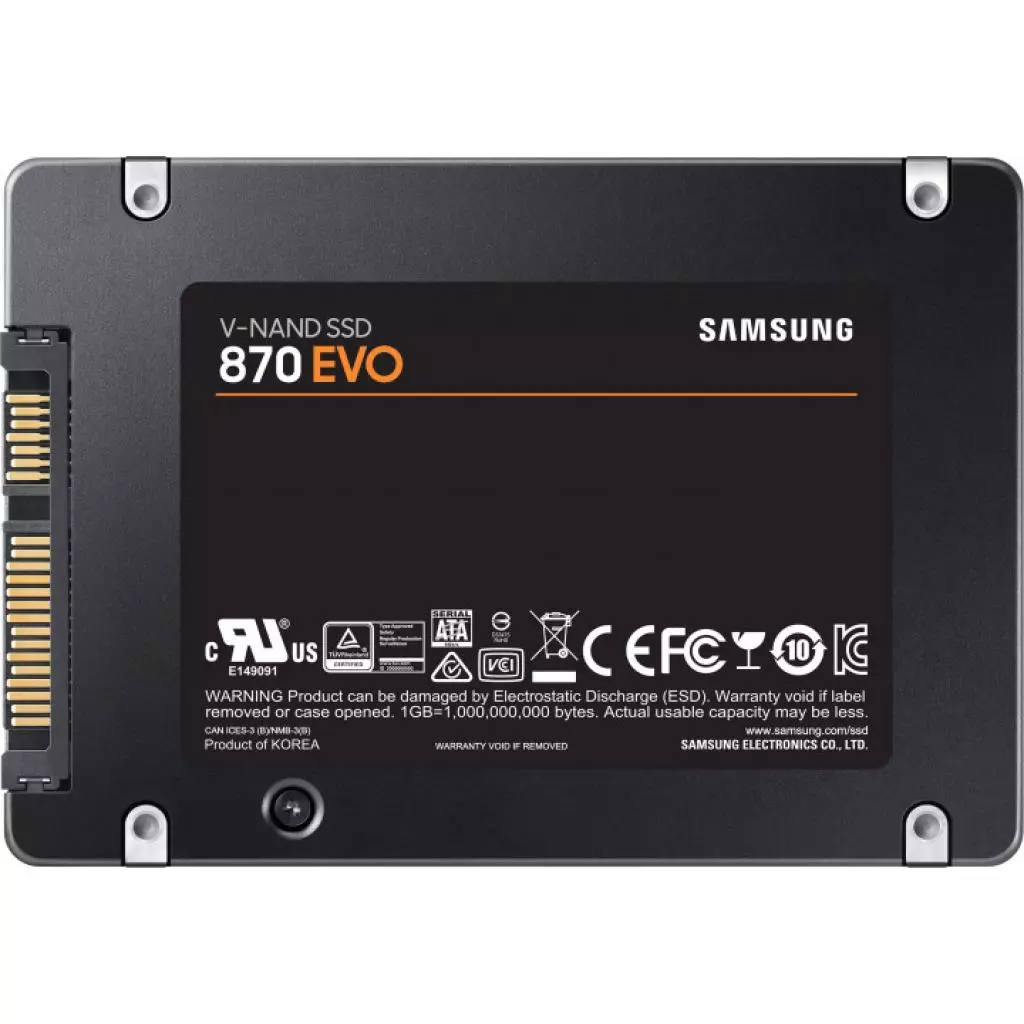 Накопитель SSD 2.5" 4TB 870 EVO Samsung (MZ-77E4T0BW) - 3