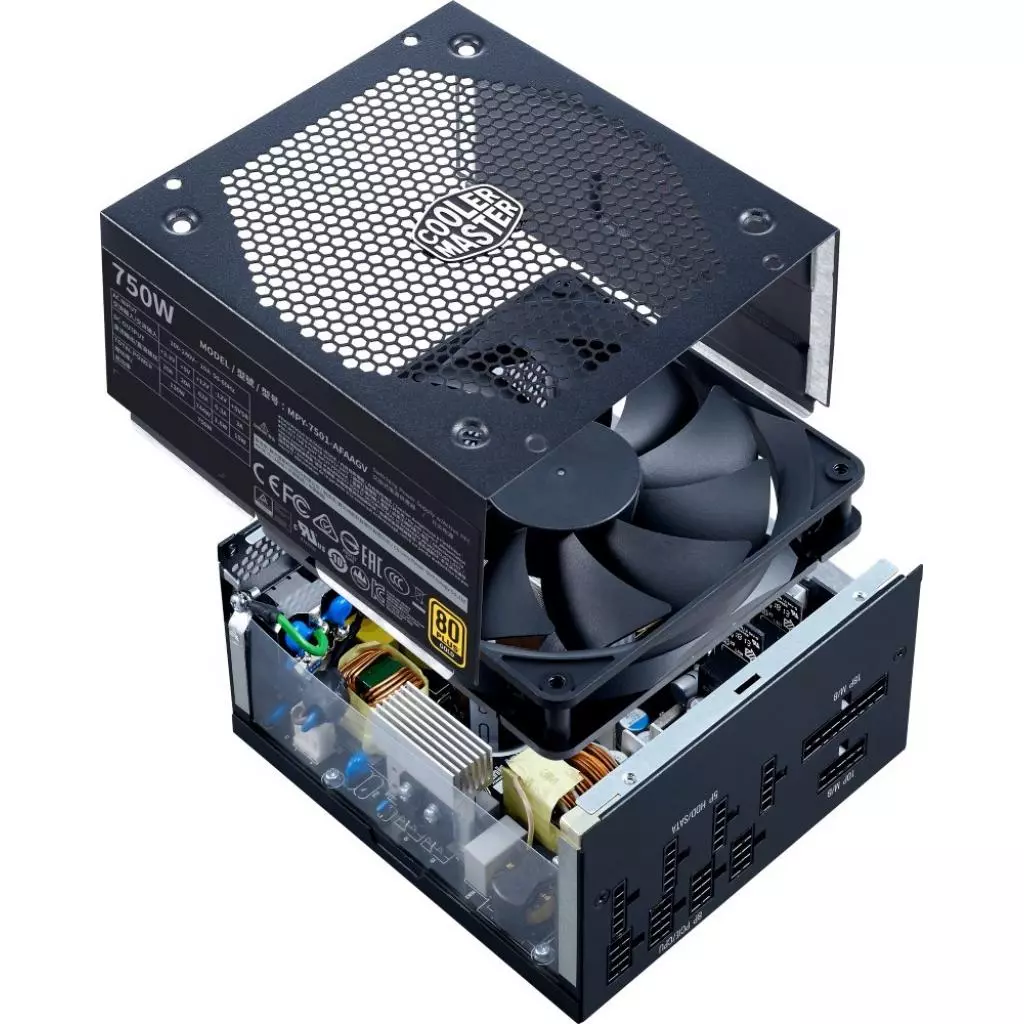 Блок питания CoolerMaster 750W Master V Gold (MPY-7501-AFAAGV-EU) - 3 Блок питания CoolerMaster 750W Master V Gold (MPY-7501-AFAAGV-EU) - 3