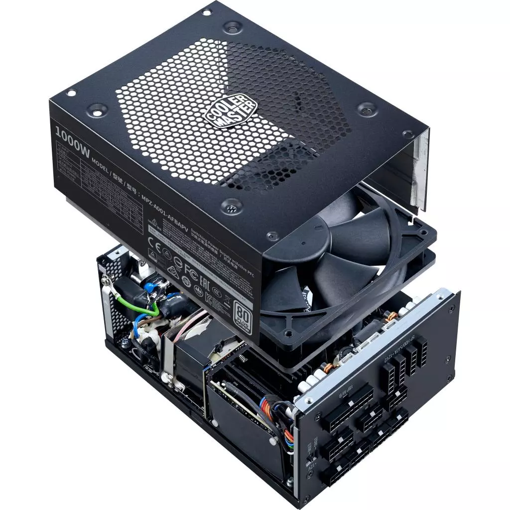 Блок питания CoolerMaster 1000W V Platinum (MPZ-A001-AFBAPV-EU) - 7 Блок питания CoolerMaster 1000W V Platinum (MPZ-A001-AFBAPV-EU) - 7