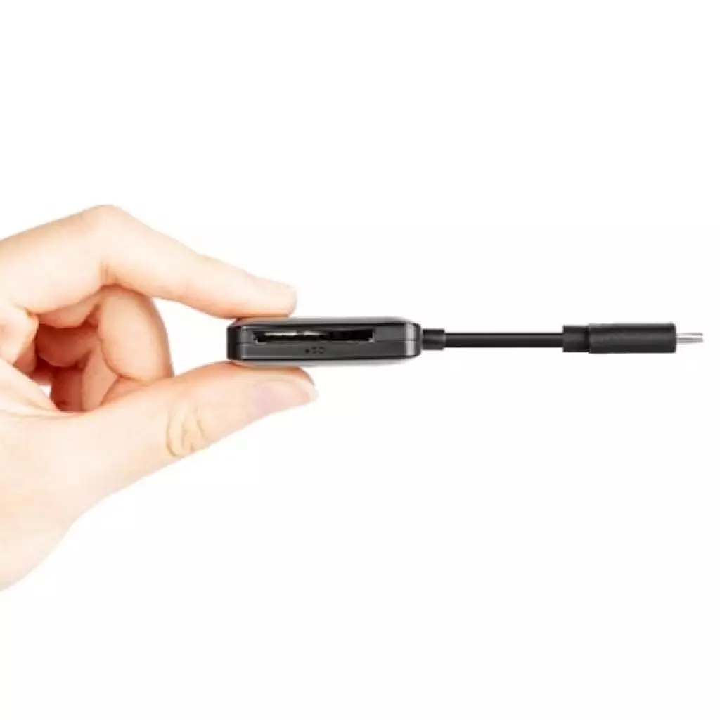 Считыватель флеш-карт Transcend USB 3.2 Gen 1 Type-C SD/microSD Black (TS-RDC3) - 2 Считыватель флеш-карт Transcend USB 3.2 Gen 1 Type-C SD/microSD Black (TS-RDC3) - 2