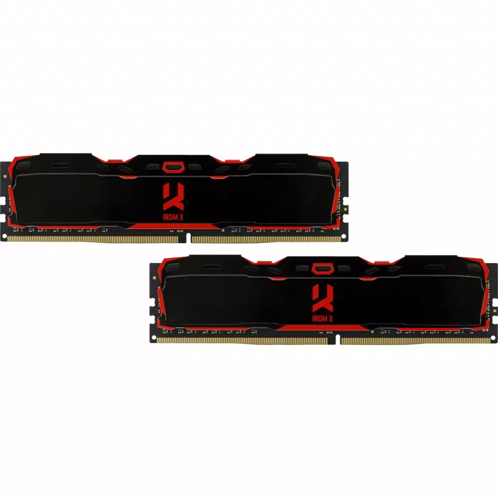Модуль памяти для компьютера DDR4 32GB (2x16GB) 3000 MHz Iridium X Black Goodram (IR-X3000D464L16/32GDC)