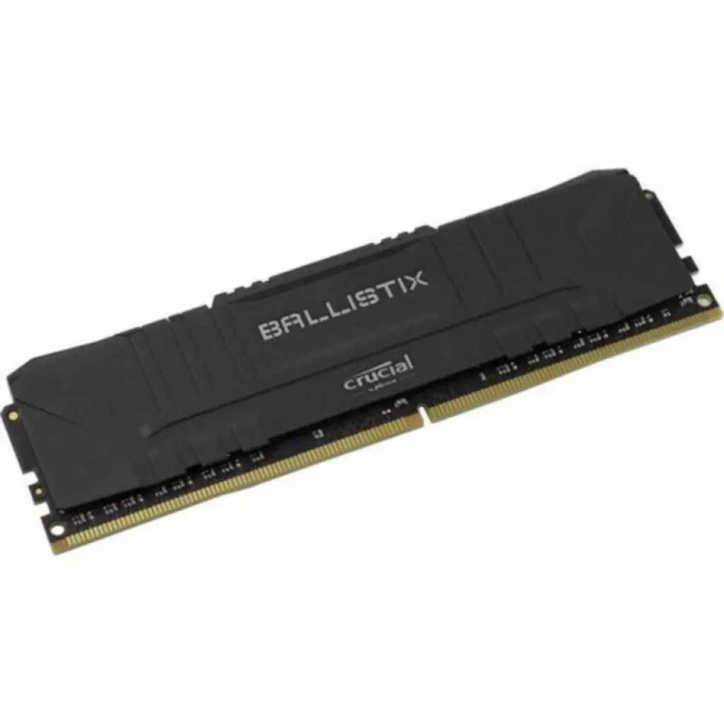 Модуль памяти для компьютера DDR4 16GB 3200 MHz Ballistix Black Micron (BL16G32C16U4B) - 1 Модуль памяти для компьютера DDR4 16GB 3200 MHz Ballistix Black Micron (BL16G32C16U4B) - 1