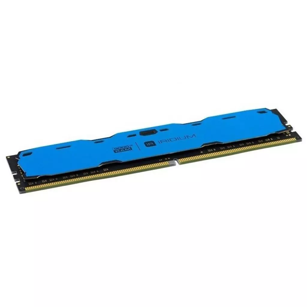 Модуль памяти для компьютера DDR4 16GB 2400 MHz Iridium Blue Goodram (IR-B2400D464L17/16G) - 1 Модуль памяти для компьютера DDR4 16GB 2400 MHz Iridium Blue Goodram (IR-B2400D464L17/16G) - 1