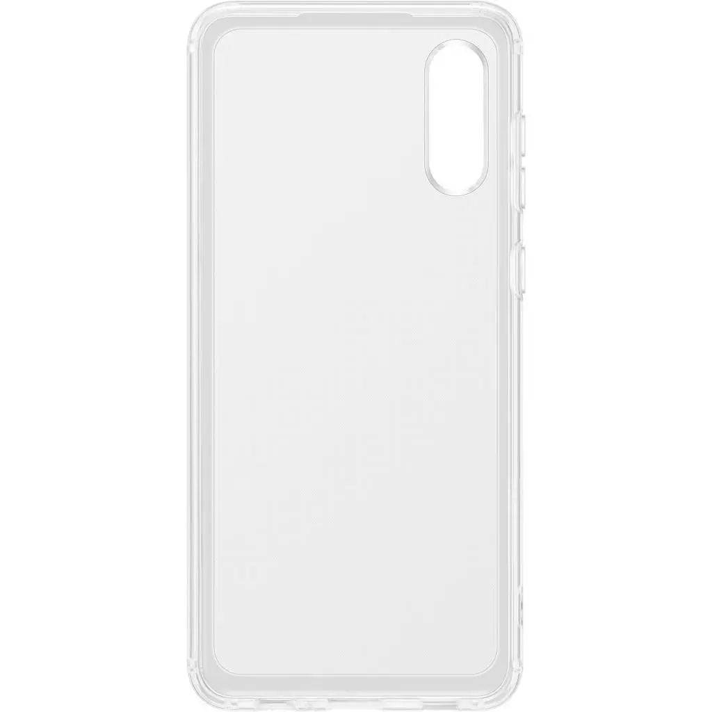 Чехол для моб. телефона Samsung Soft Clear Cover Galaxy A02 (A022) Transparent (EF-QA022TTEGRU) - 1 Чехол для моб. телефона Samsung Soft Clear Cover Galaxy A02 (A022) Transparent (EF-QA022TTEGRU) - 1