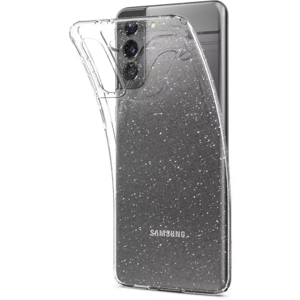 Чехол для моб. телефона Spigen Samsung Galaxy S21 Liquid Crystal Glitter, Crystal Quartz (ACS02420) - 2 Чехол для моб. телефона Spigen Samsung Galaxy S21 Liquid Crystal Glitter, Crystal Quartz (ACS02420) - 2