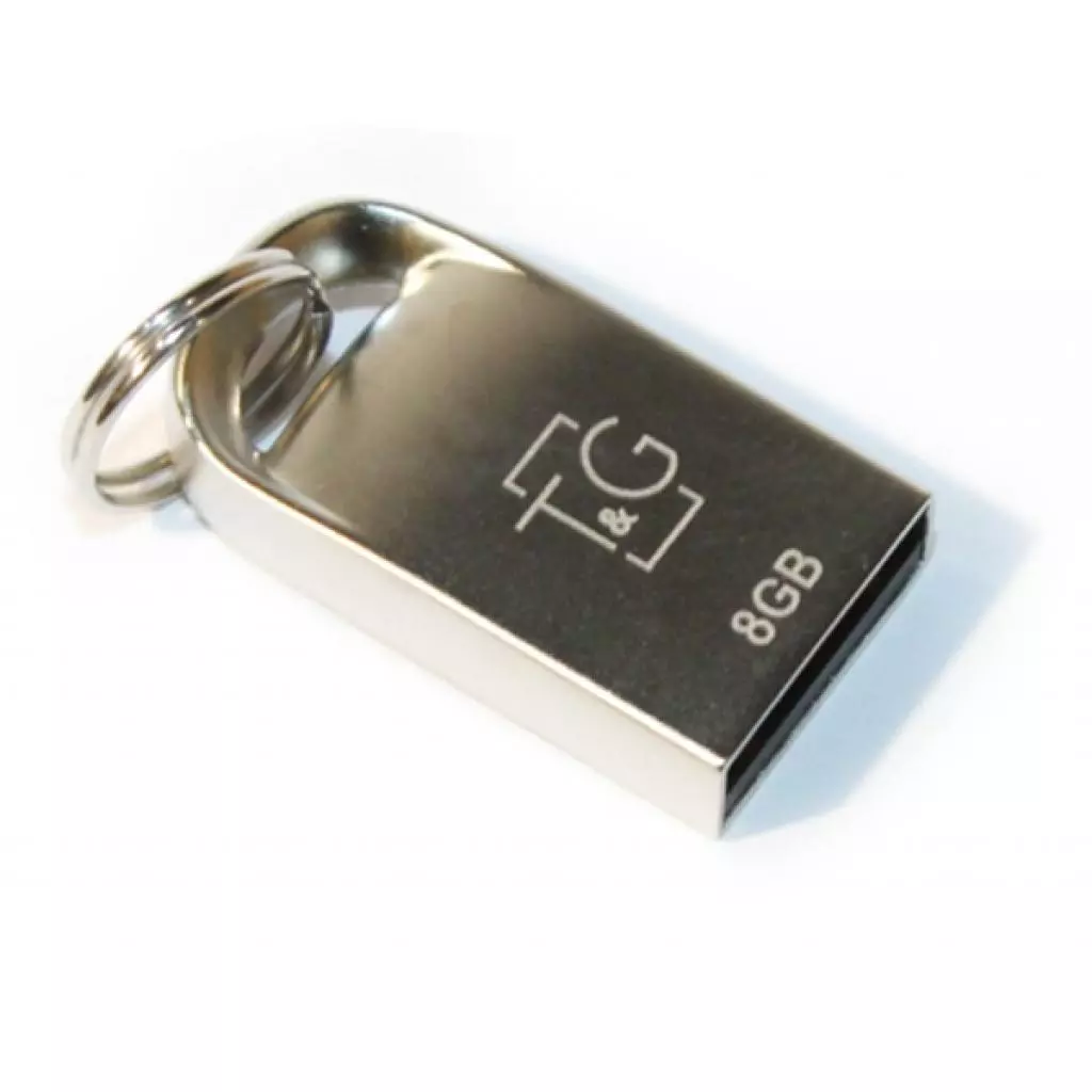 USB флеш накопитель T&G 8GB 107 Metal Series Silver USB 2.0 (TG107-8G) - 1 USB флеш накопитель T&G 8GB 107 Metal Series Silver USB 2.0 (TG107-8G) - 1