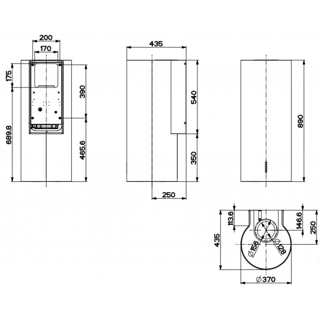 Вытяжка кухонная Faber CYLINDRA PLUS WH GLOSS (CYLINDRAPLUSWHGLOSS) - 2 Вытяжка кухонная Faber CYLINDRA PLUS WH GLOSS (CYLINDRAPLUSWHGLOSS) - 2