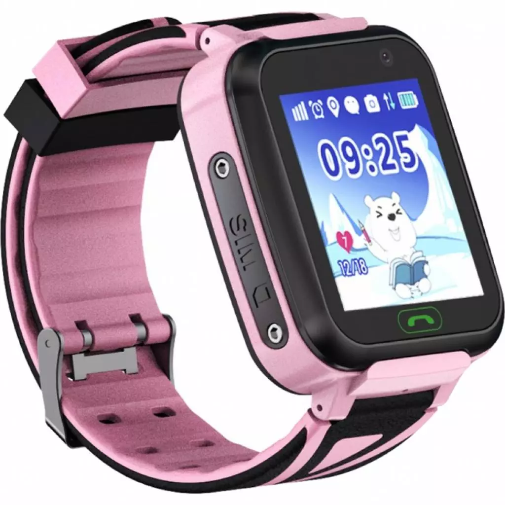 Смарт-часы GoGPS К07 Pink Детские телефон-часы с GPS трек (K07PK) - 1 Смарт-часы GoGPS К07 Pink Детские телефон-часы с GPS трек (K07PK) - 1