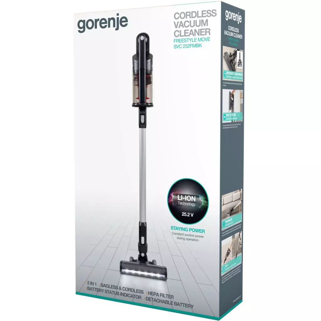 Пылесос Gorenje SVC252FMBK - 4 Пылесос Gorenje SVC252FMBK - 4