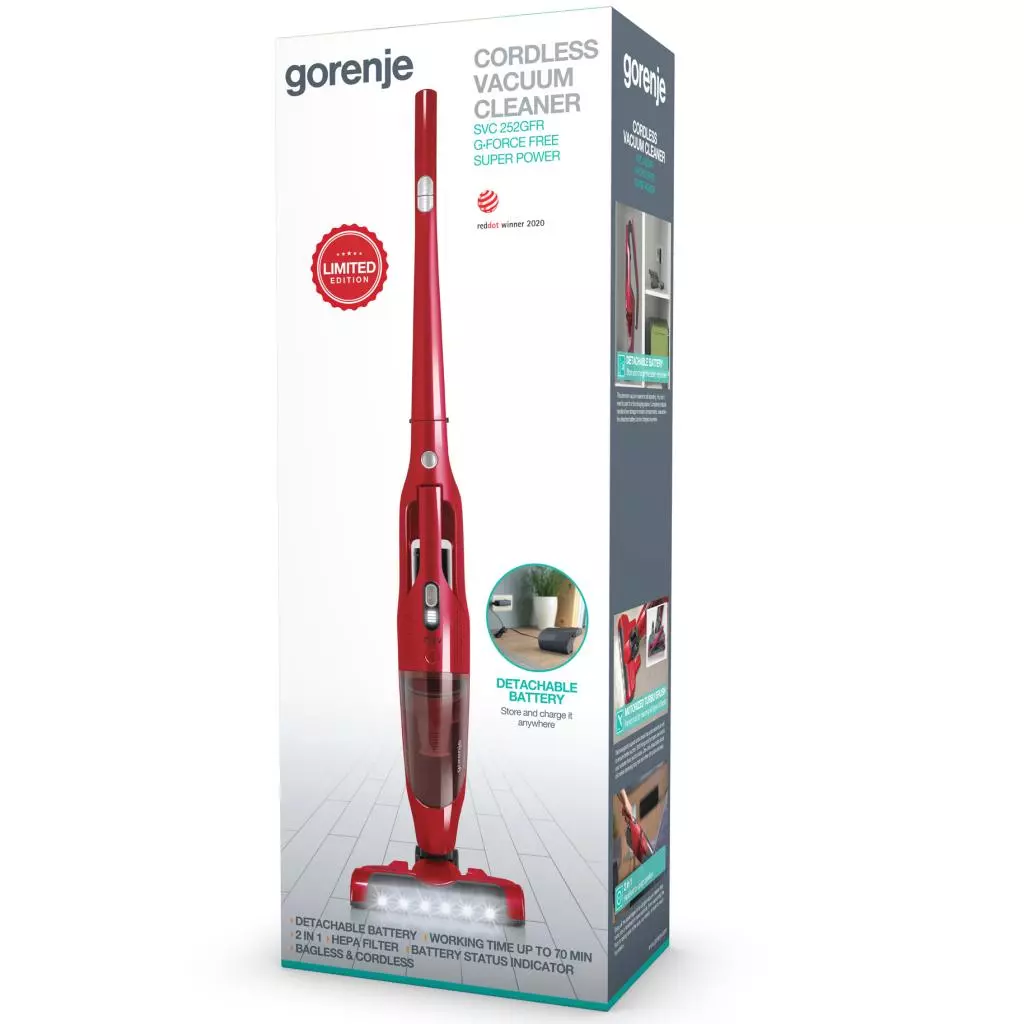 Пылесос Gorenje SVC252GFR - 3 Пылесос Gorenje SVC252GFR - 3
