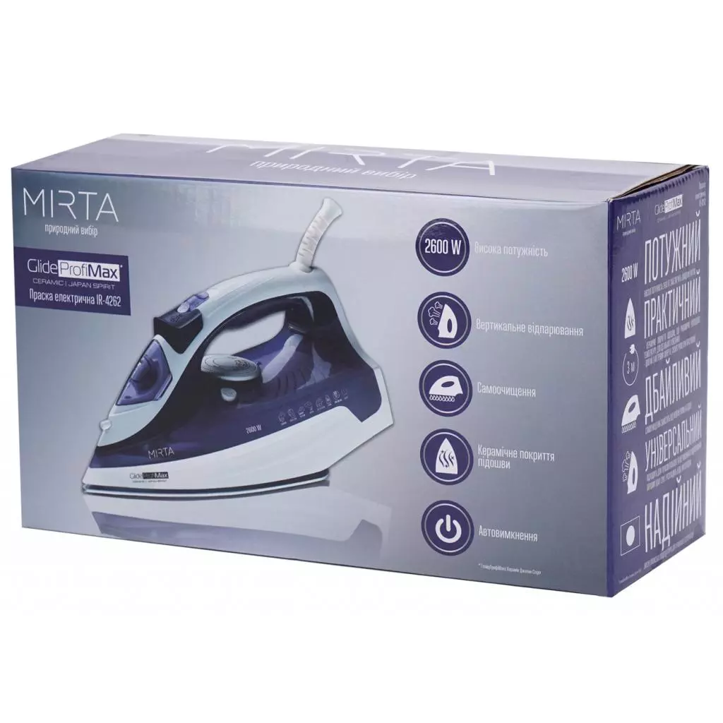 Утюг Mirta IR-4262 - 3 Утюг Mirta IR-4262 - 3