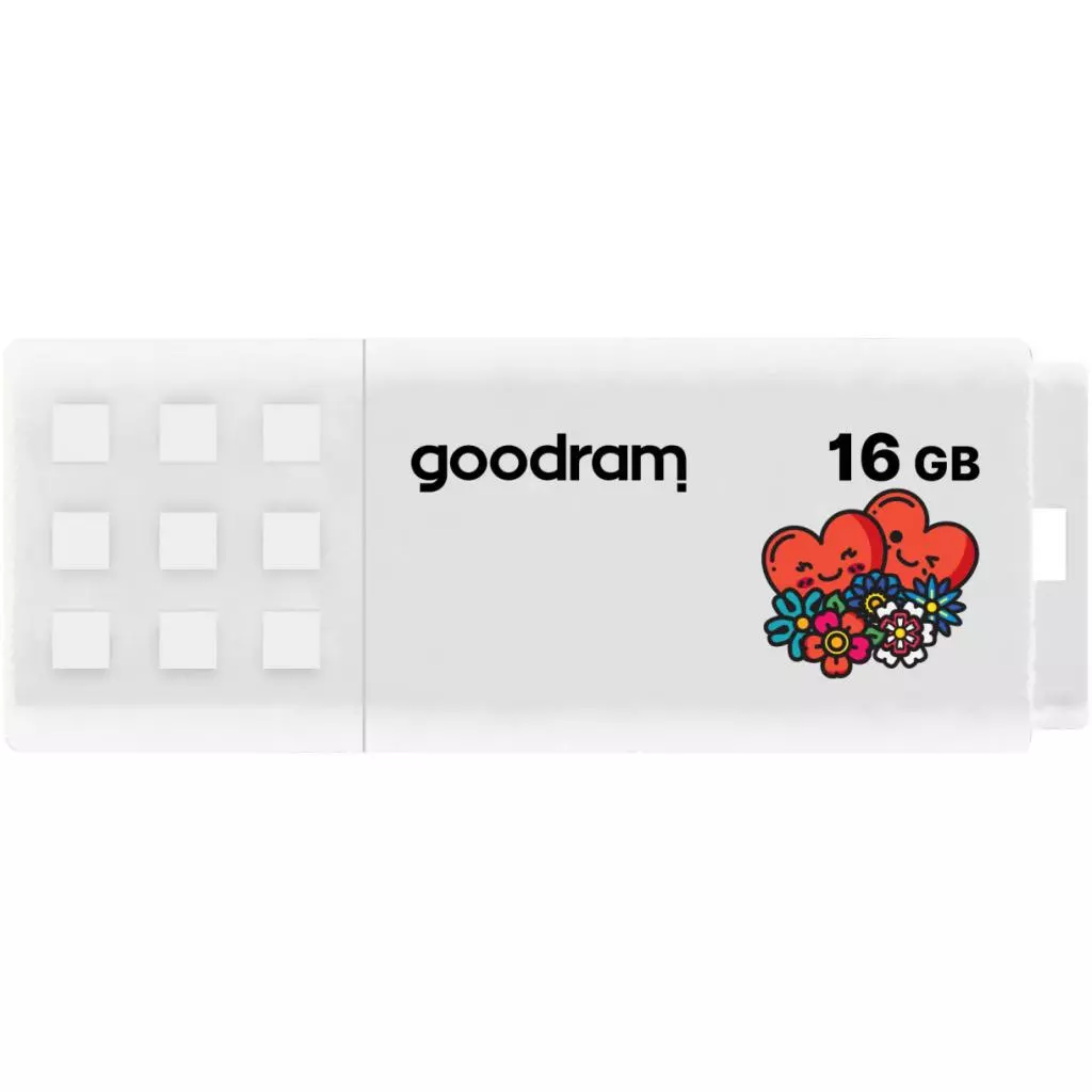 USB флеш накопитель Goodram 16GB UME2 Valentine White USB 2.0 (UME2-0160W0R11-V)